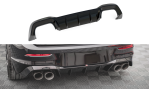 Maxton Diffusor Heck Ansatz V.1 für Volkswagen Golf R Mk8 schwarz Hochglanz VW-GO-8-R-RS1-G