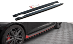 Maxton Seitenschweller Ansatz für Hyundai I20 N Mk3 schwarz Hochglanz HY-I20-3-N-SD1-G