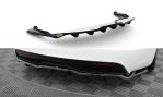 Maxton Mittlerer Cup Diffusor Heck Ansatz V.2 Tesla Model S Plaid Mk1 Facelift schwarz Hochglanz TE-MODELS-1F2-PL-RD2G+RD3-G