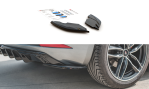 Maxton Heck Ansatz Flaps Diffusor für SEAT Leon Mk3 FR Facelift schwarz Hochglanz SE-LE-3F-FR-RSD1-G