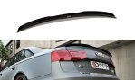 Maxton Spoiler CAP für AUDI A6 C7 S-LINE SEDAN schwarz Hochglanz AU-A6-C7-SLINE-CAP1-G