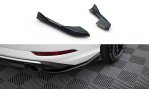 Maxton Heck Ansatz Flaps Diffusor V.1 Audi A3 Limousine 8V Facelift schwarz Hochglanz AU-A3-8VF-S-RSD1-G