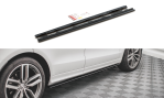 Maxton Seitenschweller Ansatz für Audi SQ5 Mk1 (8R) schwarz Hochglanz AU-SQ5-1-SD1-G