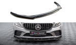Maxton Front Ansatz V.2 Mercedes-AMG C43 Coupe / Cabrio / Limousine / Kombi C205 / A205 / W205 / S205 Facelift schwarz Hochglanz ME-C-205F-43-C-FD2-G