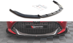 Maxton Front Ansatz für Toyota Corolla GR Sport Hatchback XII schwarz Hochglanz TO-CO-12-HB-GR-FD1-G