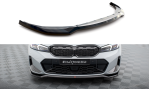 Maxton Front Ansatz V.2 für BMW 3er M340i / M-Paket G20 / G21 Facelift schwarz Hochglanz BM-3-G20F-MPACK-FD2-G