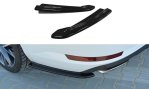 Maxton Heck Ansatz Flaps Diffusor für Skoda Superb Mk3 Hatchback / Kombi schwarz Hochglanz SK-SU-3-RSD1-G
