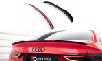 Maxton Spoiler CAP Abrisskante Audi A3 / A3 S-Line / S3 / RS3 Limousine 8V schwarz Hochglanz AU-A3-8V-S-CAP1-G