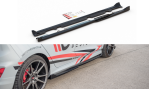 Maxton Seitenschweller Ansatz für V.4 Ford Fiesta Mk8 ST / ST-Line schwarz Hochglanz FO-FI-8-ST-SD3-G