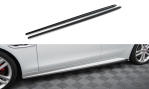 Maxton Seitenschweller Ansatz Jaguar XE R-Sport X760 schwarz Hochglanz JA-XE-1-RSPORT-SD1-G