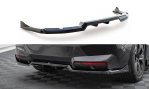 Maxton Mittlerer Cup Diffusor Heck Ansatz BMW iX M-Paket i20 schwarz Hochglanz BM-IX-1-MPACK-RD1G+RD2-G
