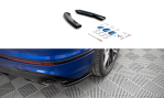 Maxton Heck Ansatz Flaps Diffusor für Volkswagen Tiguan R Mk2 Facelift schwarz matt VW-TI-2F-R-RSD1-T