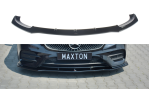 Maxton Front Ansatz V.1 für Mercedes-Benz E-Klasse W213 Coupe (C238) AMG-Line schwarz Hochglanz ME-E-213-AMGLINE-C-FD1-G