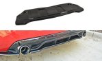 Maxton Mittlerer Diffusor Heck Ansatz für PEUGEOT 308 II GTI  schwarz Hochglanz PE-308-GTI-RD1-G