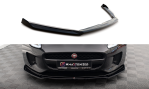 Maxton Front Ansatz V.2 für Jaguar F-Type Mk1 Facelift schwarz Hochglanz JA-F-TYPE-1F-FD2-G