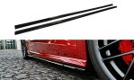 Maxton Seitenschweller Ansatz für Audi S3 / A3 S-Line 8V / 8V FL Sportback schwarz Hochglanz AU-S3-3-SD1-G