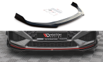 Maxton Front Ansatz V.3 für Hyundai I30 N Hatchback/Fastback Mk3 Facelift schwarz Hochglanz HY-I30-3F-N-FD3-G