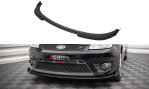 Maxton Street Pro Front Ansatz für +Flaps für V.1 + Flaps Ford Fiesta ST Mk6 schwarz Hochglanz FOFI6STCNC-FD1BRB+FSF1-G