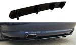 Maxton Mittlerer Diffusor Heck Ansatz für AUDI S8 D3 DTM LOOK schwarz Hochglanz AU-S8-D3-RD1+RD2-G