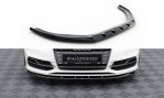 Maxton Front Ansatz V.1 Audi S3 / A3 S-Line Sportback / Hatchback 8V schwarz Hochglanz AU-S3-8V-SB-FD1-G
