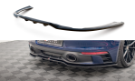 Maxton Mittlerer Diffusor Heck Ansatz DTM Look für V.1 Porsche 911 Carrera Aero 992 schwarz Hochglanz PO-911-992-CA-AERO-RD1G+RD3-G