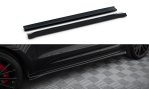 Maxton Seitenschweller Ansatz Porsche Macan T / GTS Mk1 Facelift 2  schwarz Hochglanz PO-MA-1F2-T-SD1-G