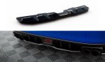 Maxton Mittlerer Cup Diffusor Heck Ansatz V.2 Subaru WRX STI Mk1 schwarz Hochglanz SU-IM-4F-WRX-STI-RD1-G