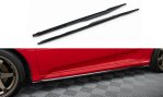 Maxton Seitenschweller Ansatz Honda Civic SI Mk10 schwarz Hochglanz HO-CI-10-SI-SD1-G
