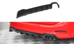 Maxton Diffusor Heck Ansatz für Ford Focus ST-Line Kombi Mk4 schwarz Hochglanz FO-FO-4-STLINE-ES-RS1-G