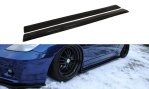 Maxton Seitenschweller Ansatz für TOYOTA CELICA T23 TS vor Facelift schwarz Hochglanz TO-CE-7-SD1-G