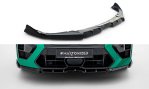 Maxton Front Ansatz V.1 BMW X6 M F96 Facelift schwarz Hochglanz BM-X6-F96F-M-FD1-G