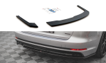Maxton Heck Ansatz Flaps Diffusor V.2 für Audi A4 S-Line B9 schwarz Hochglanz AU-A4-B9-SLINE-RSD2-G