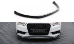 Maxton Front Ansatz V.1 Audi A3 Limousine 8V schwarz Hochglanz AU-A3-3-S-FD1-G