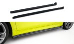 Maxton Seitenschweller Ansatz Abarth 500e schwarz Hochglanz FI-500E-2-AB-SD1-G