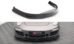 Maxton Front Ansatz V.1 für Porsche 911 Carrera GTS 997 Facelift schwarz Hochglanz PO-911-997F-CA-GTS-FD1G+FD1R-G