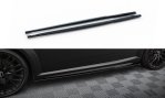 Maxton Seitenschweller Ansatz Audi TT S / TT S-Line 8S Facelift schwarz Hochglanz AU-TT-3F-S-SD1-G