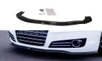 Maxton Front Ansatz V.1 für Audi A8 D4 schwarz Hochglanz AU-A8-D4-FD1-G