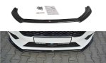 Maxton Front Ansatz V.1 für Ford Fiesta Mk8 ST / ST-Line schwarz Hochglanz FO-FI-8-STLINE-FD1-G
