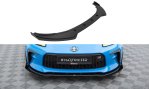 Maxton Street Pro Front Ansatz + Flaps V.1 + Flaps Toyota GR86 Mk1 schwarz Hochglanz TOGR861CNC-FD1BRB+FSF1-G