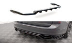 Maxton Mittlerer Diffusor Heck Ansatz DTM Look für Volvo V90 R-Design Mk2 schwarz Hochglanz VO-V90-2-RDESIGN-RD1G+RD2-G