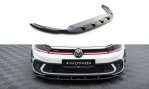 Maxton Front Ansatz V.1 VW Polo AW GTI Facelift schwarz Hochglanz VW-PO-6F-GTI-FD1-G