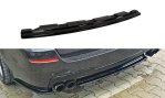 Maxton Mittlerer Diffusor Heck Ansatz für BMW 5er F11 M Paket (mit zwei Doppel Endstücken) schwarz Hochglanz BM-5-11-MPACK-RD2-G