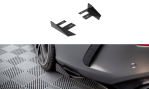 Maxton Hintere Seiten Flaps Mercedes-AMG C43 Coupe / Cabrio C205 Facelift / A205 Facelift schwarz Hochglanz MEC205F43CCNC-RSF1-G
