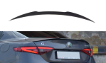 Maxton Spoiler CAP für ALFA ROMEO GIULIA VELOCE schwarz Hochglanz AL-GI-1-VEL-CAP1-G