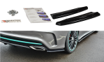 Maxton Heck Ansatz Flaps Diffusor für Mercedes CLA C117 AMG-LINE FACELIFT schwarz Hochglanz ME-CLA-117F-AMGLINE-RSD1-G