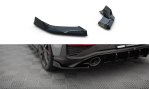 Maxton Heck Ansatz Flaps Diffusor V.6 Hyundai I30 N Hatchback Mk3 Facelift schwarz Hochglanz HY-I30-3F-N-RSD6-G