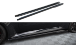 Maxton Seitenschweller Ansatz für V.2 für BMW M2 G87 schwarz Hochglanz BM-M2-G87-SD2-G