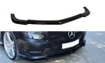 Maxton Front Ansatz für MERCEDES CLS C218 AMG LINE schwarz Hochglanz ME-CLS-218-FD1-G