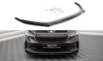 Maxton Front Ansatz V.1 für Skoda Enyaq iV schwarz Hochglanz SK-EN-1-FD1-G