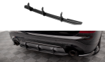 Maxton Street Pro Heckschürze für BMW X3 G01 BMX301CNC-RS1B+BRBI